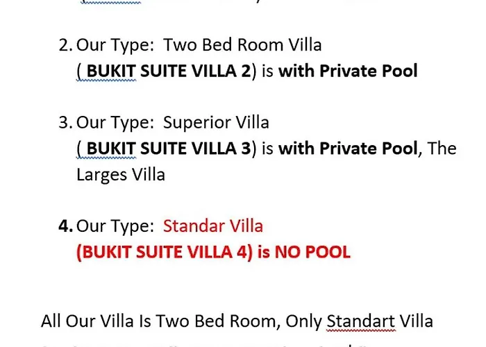 Bukit Villa